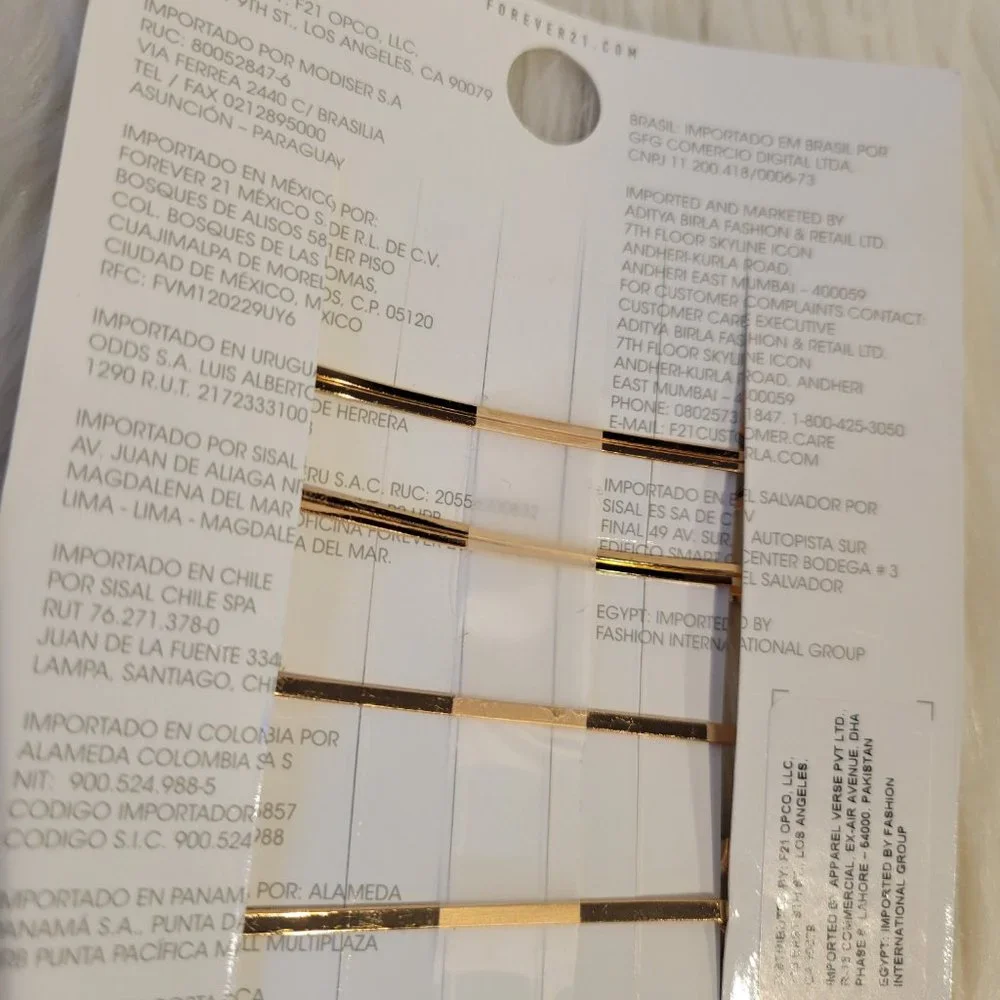 Forever 21 Set of 4 Evil Eye Themed Bobby Pins